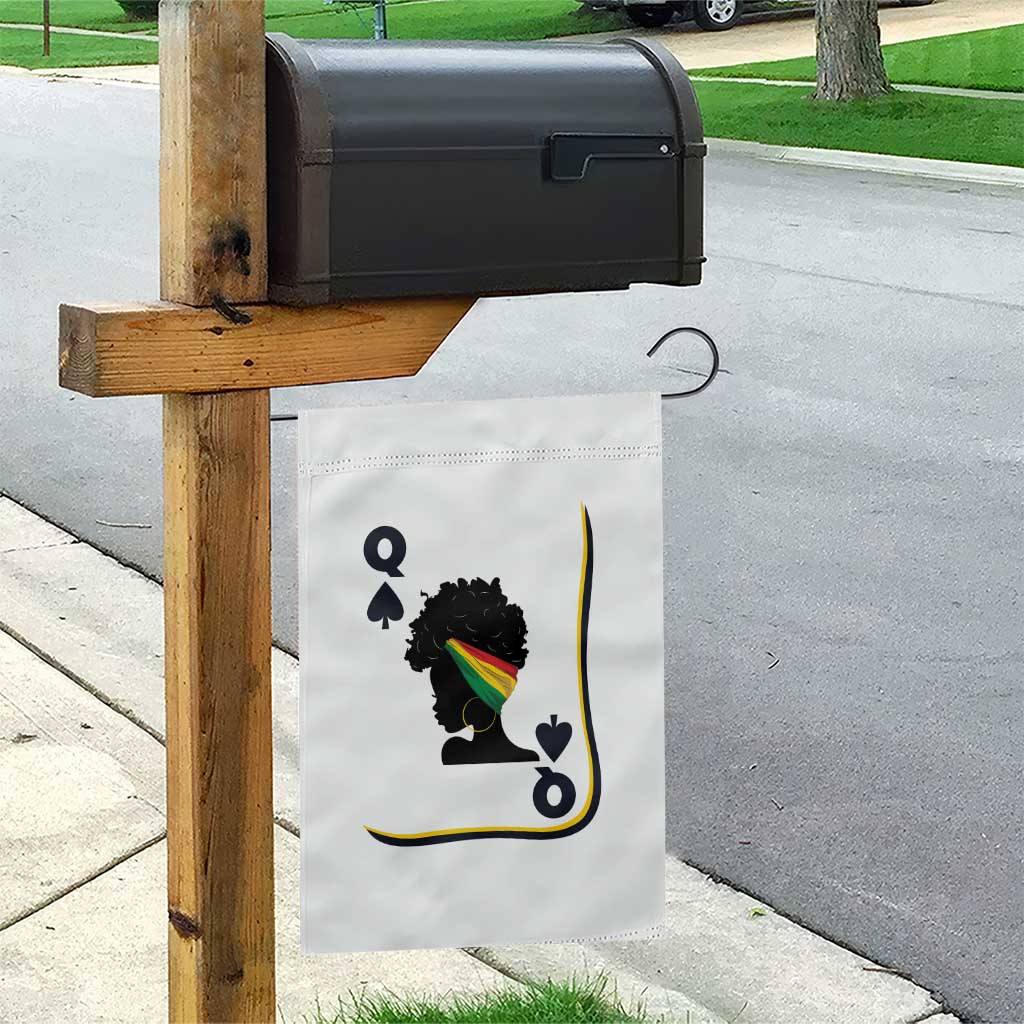 Black Woman Gift Garden Flag Melanin Queen Card - Wonder Print Shop