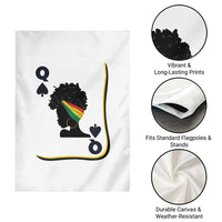 Black Woman Gift Garden Flag Melanin Queen Card - Wonder Print Shop