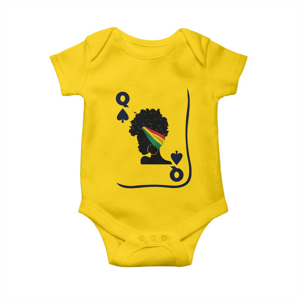 Black Woman Gift Baby Onesie Melanin Queen Card - Wonder Print Shop