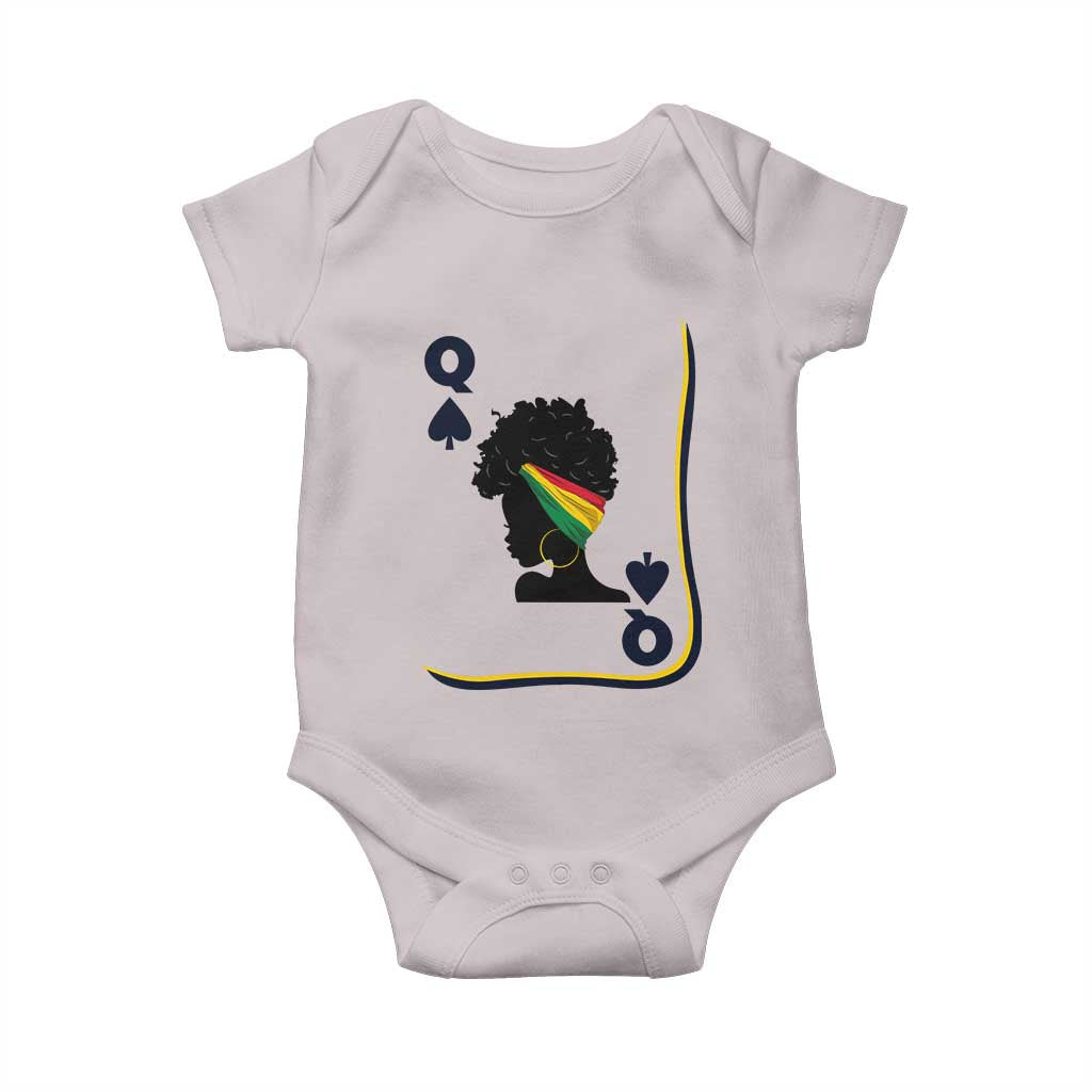 Black Woman Gift Baby Onesie Melanin Queen Card - Wonder Print Shop
