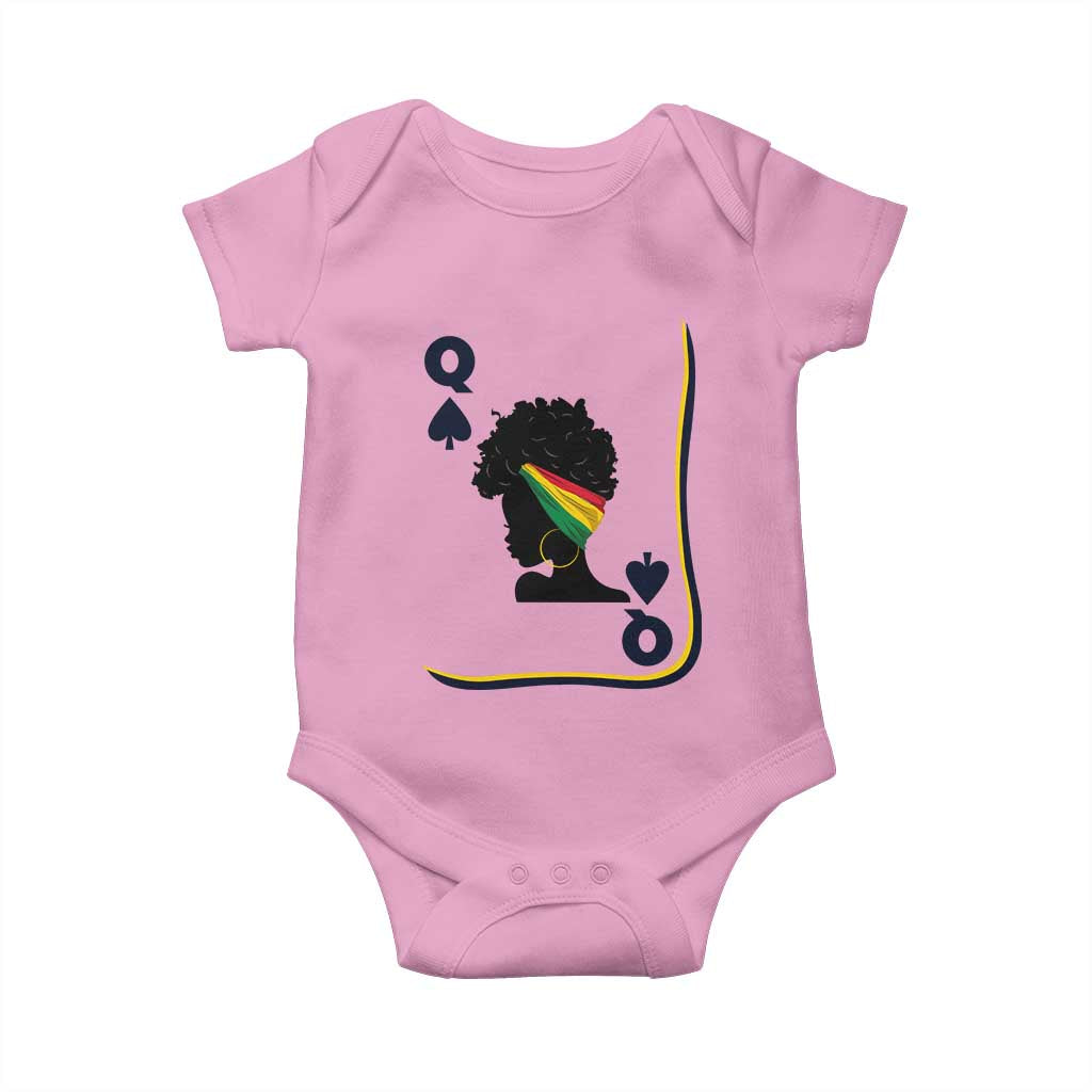 Black Woman Gift Baby Onesie Melanin Queen Card - Wonder Print Shop