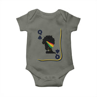 Black Woman Gift Baby Onesie Melanin Queen Card - Wonder Print Shop