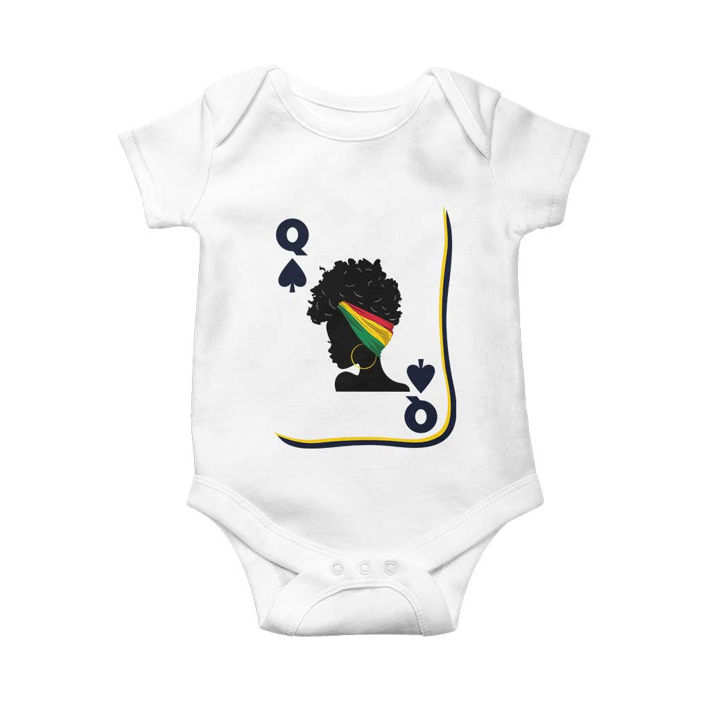 Black Woman Gift Baby Onesie Melanin Queen Card - Wonder Print Shop