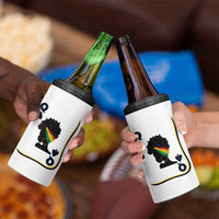Black Woman Gift 4 in 1 Can Cooler Tumbler Melanin Queen Card - Wonder Print Shop