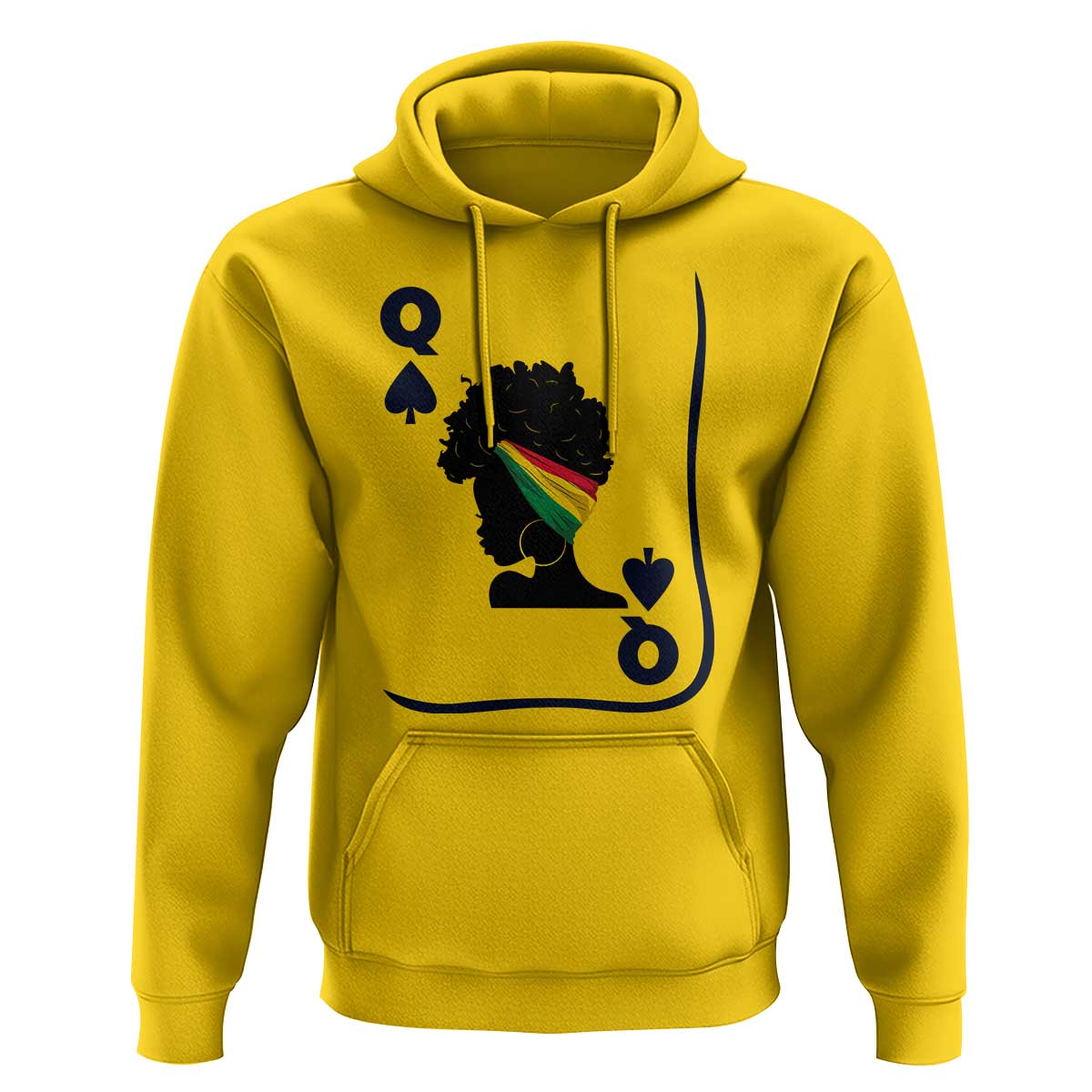 Black Woman Gift Hoodie Melanin Queen Card - Wonder Print Shop