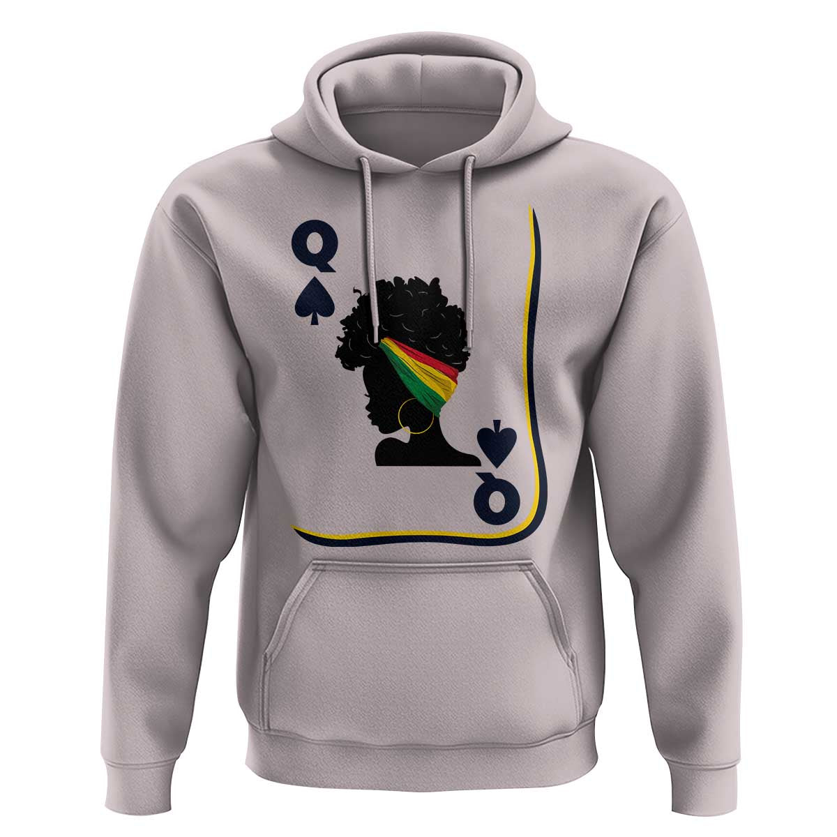 Black Woman Gift Hoodie Melanin Queen Card - Wonder Print Shop