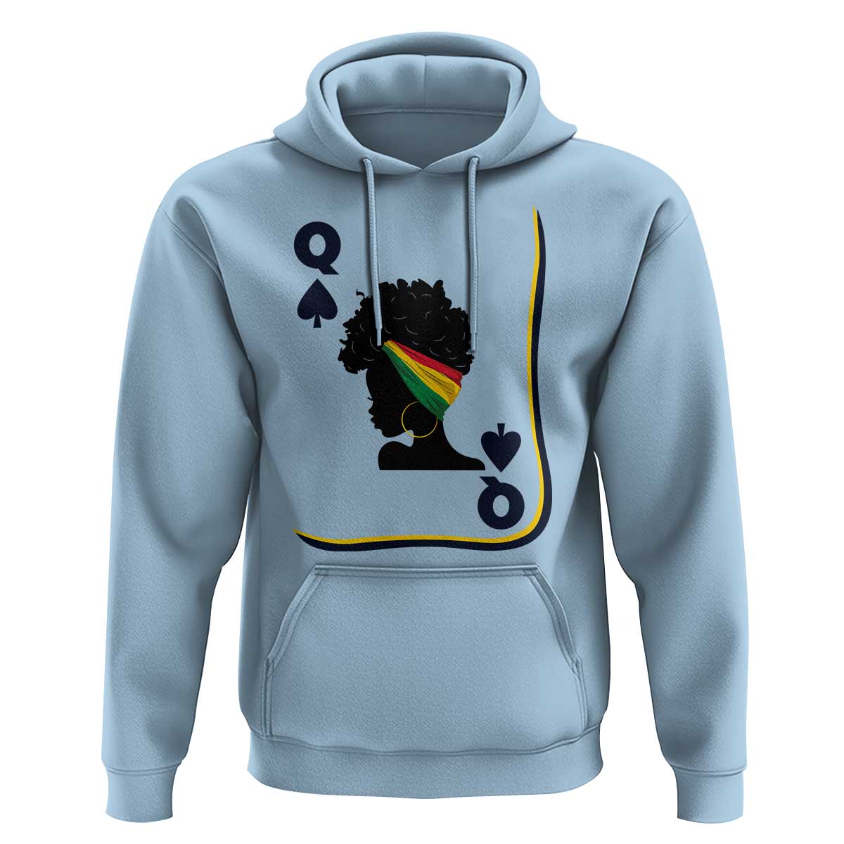 Black Woman Gift Hoodie Melanin Queen Card - Wonder Print Shop