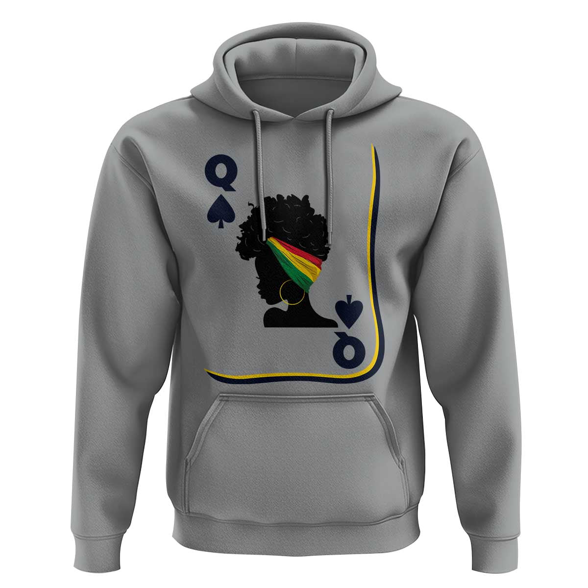 Black Woman Gift Hoodie Melanin Queen Card - Wonder Print Shop