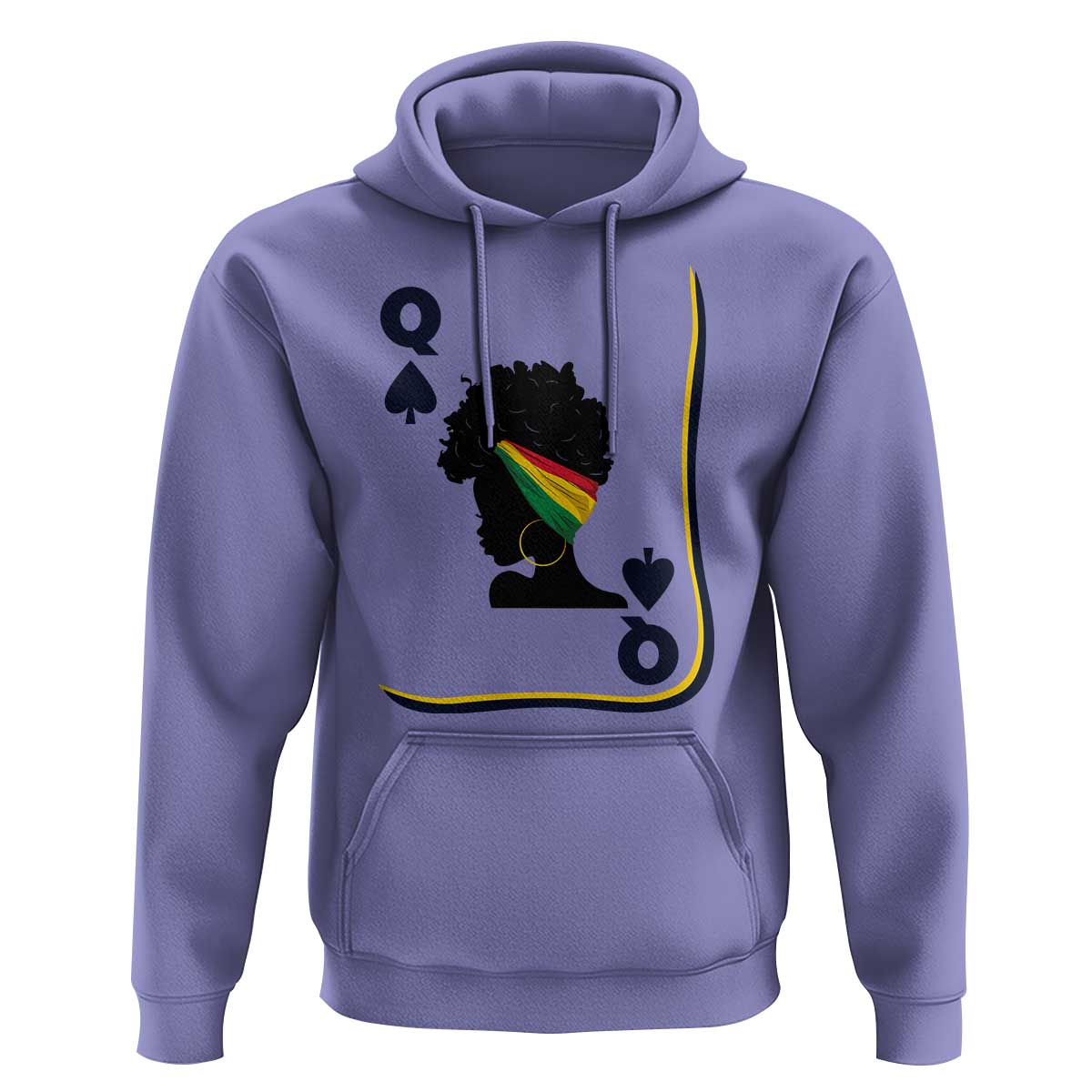 Black Woman Gift Hoodie Melanin Queen Card - Wonder Print Shop