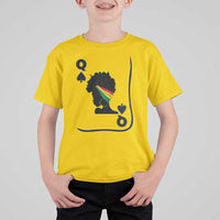 Black Woman Gift T Shirt For Kid Melanin Queen Card - Wonder Print Shop