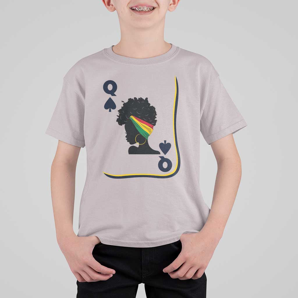 Black Woman Gift T Shirt For Kid Melanin Queen Card - Wonder Print Shop