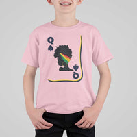 Black Woman Gift T Shirt For Kid Melanin Queen Card - Wonder Print Shop