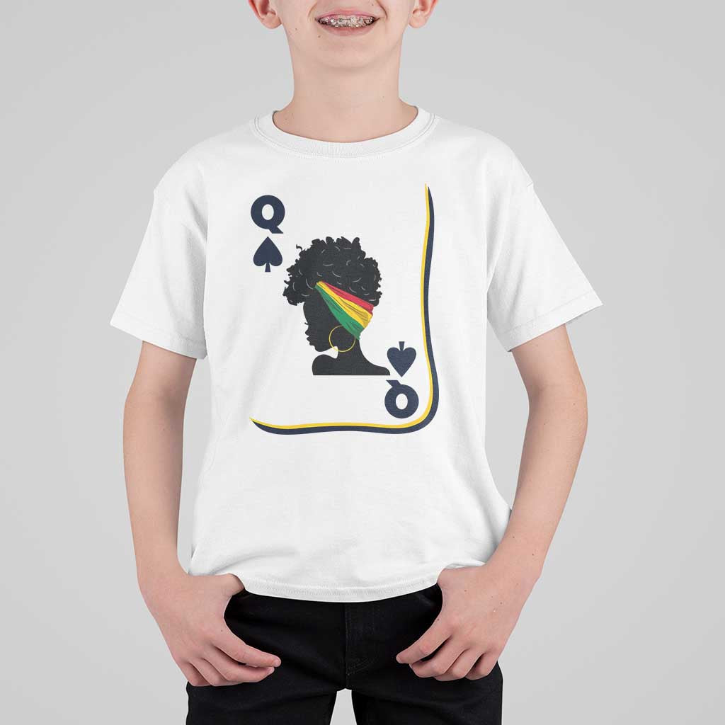 Black Woman Gift T Shirt For Kid Melanin Queen Card - Wonder Print Shop