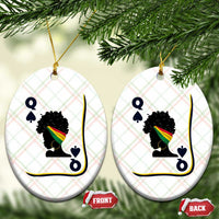 Black Woman Gift Ceramic Ornament Melanin Queen Card - Wonder Print Shop
