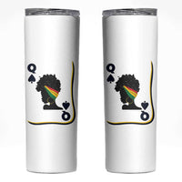 Black Woman Gift Skinny Tumbler Melanin Queen Card - Wonder Print Shop