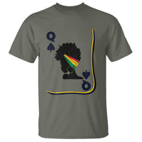 Black Woman Gift T Shirt Melanin Queen Card - Wonder Print Shop