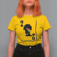 Black Woman Gift T Shirt For Women Melanin Queen Card - Wonder Print Shop