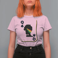 Black Woman Gift T Shirt For Women Melanin Queen Card - Wonder Print Shop