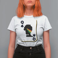 Black Woman Gift T Shirt For Women Melanin Queen Card - Wonder Print Shop