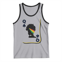Black Woman Gift Tank Top Melanin Queen Card - Wonder Print Shop