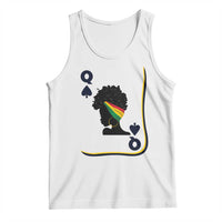Black Woman Gift Tank Top Melanin Queen Card - Wonder Print Shop