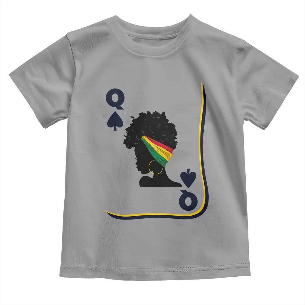 Black Woman Gift Toddler T Shirt Melanin Queen Card - Wonder Print Shop
