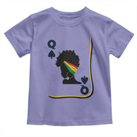 Black Woman Gift Toddler T Shirt Melanin Queen Card - Wonder Print Shop