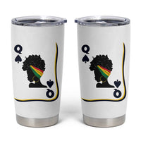 Black Woman Gift Tumbler Cup Melanin Queen Card - Wonder Print Shop