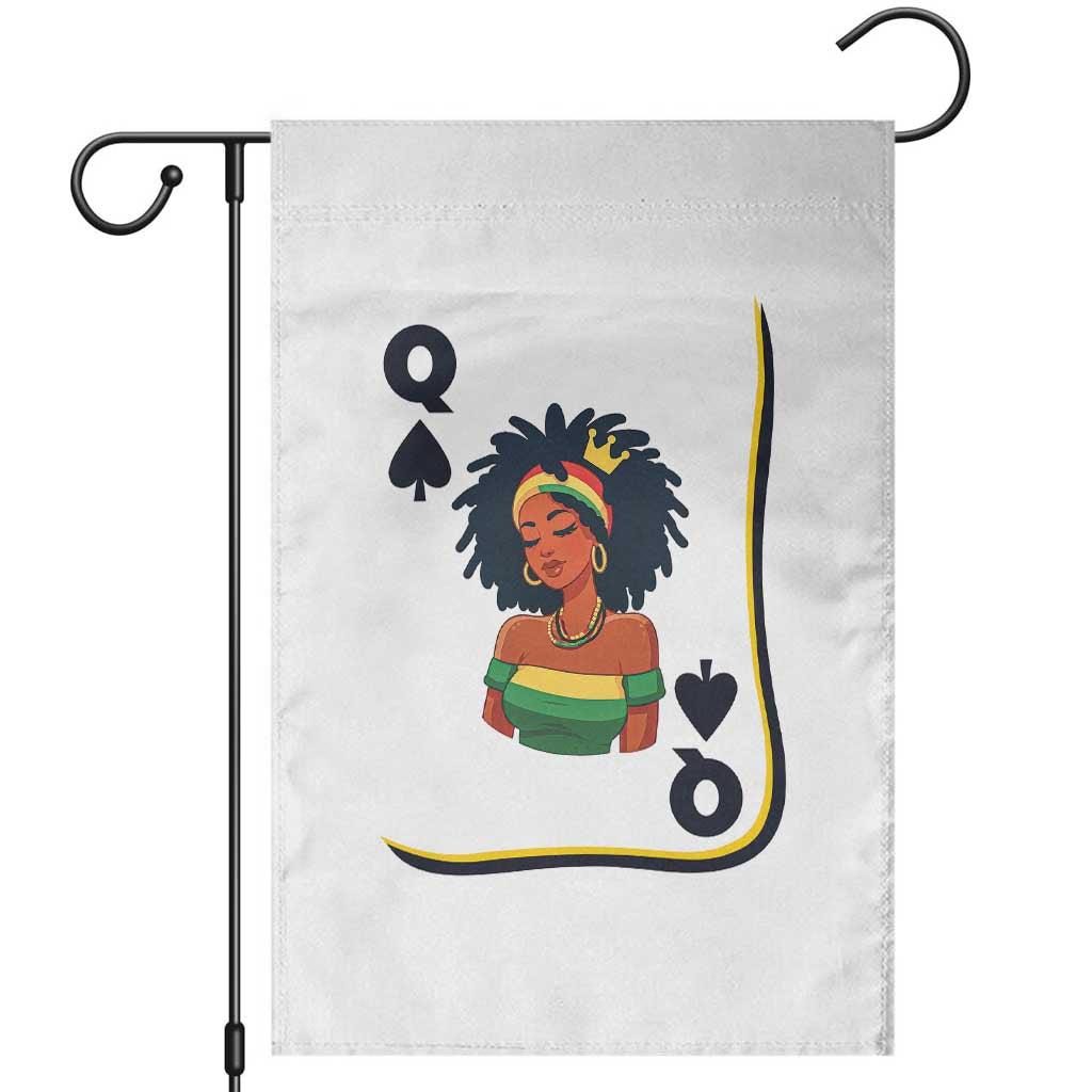 Queen Of Spades Black Girl Garden Flag African American Women Pride - Wonder Print Shop