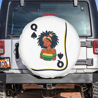 Queen Of Spades Black Girl Spare Tire Cover African American Women Pride - Wonder Print Shop