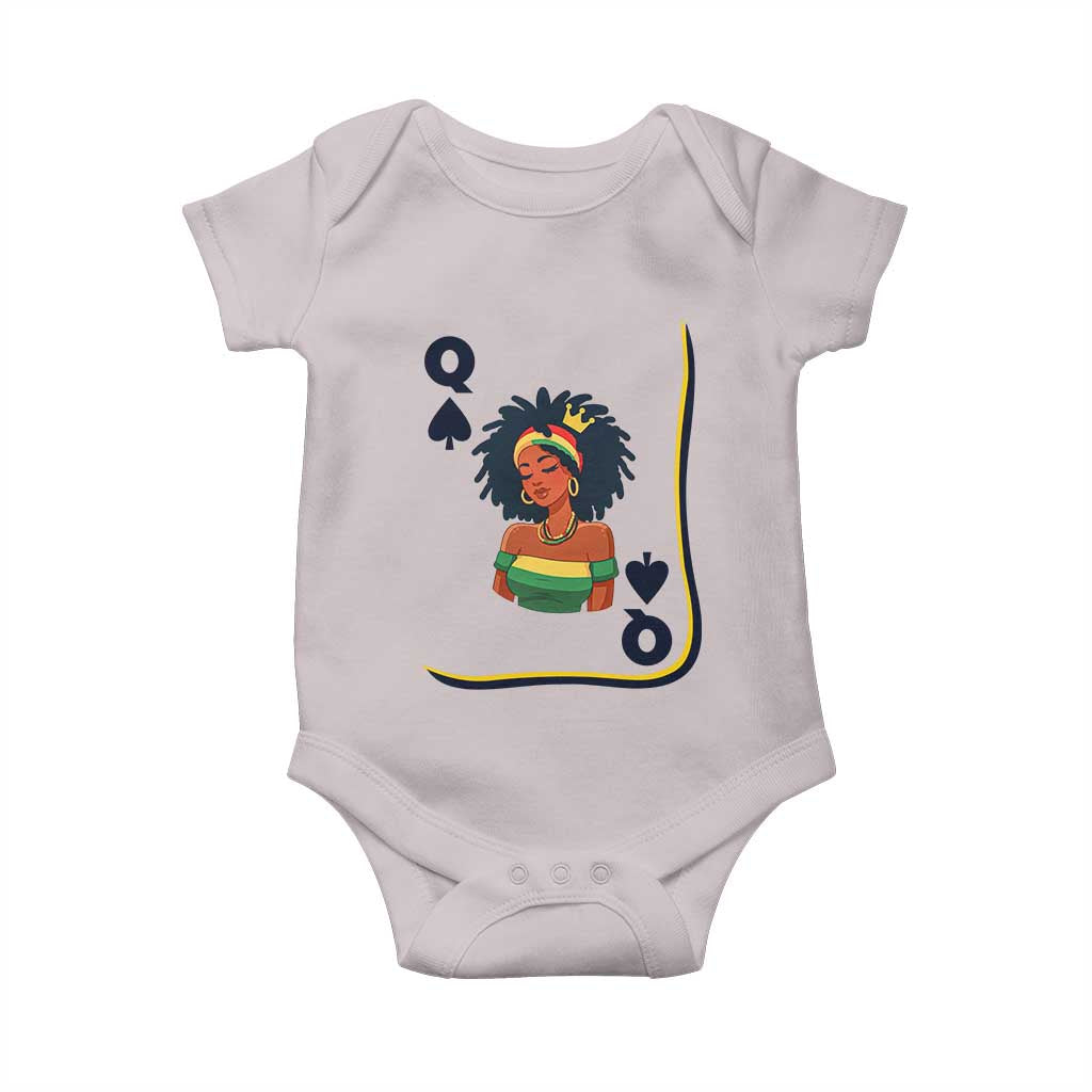 Queen Of Spades Black Girl Baby Onesie African American Women Pride - Wonder Print Shop