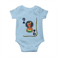 Queen Of Spades Black Girl Baby Onesie African American Women Pride - Wonder Print Shop