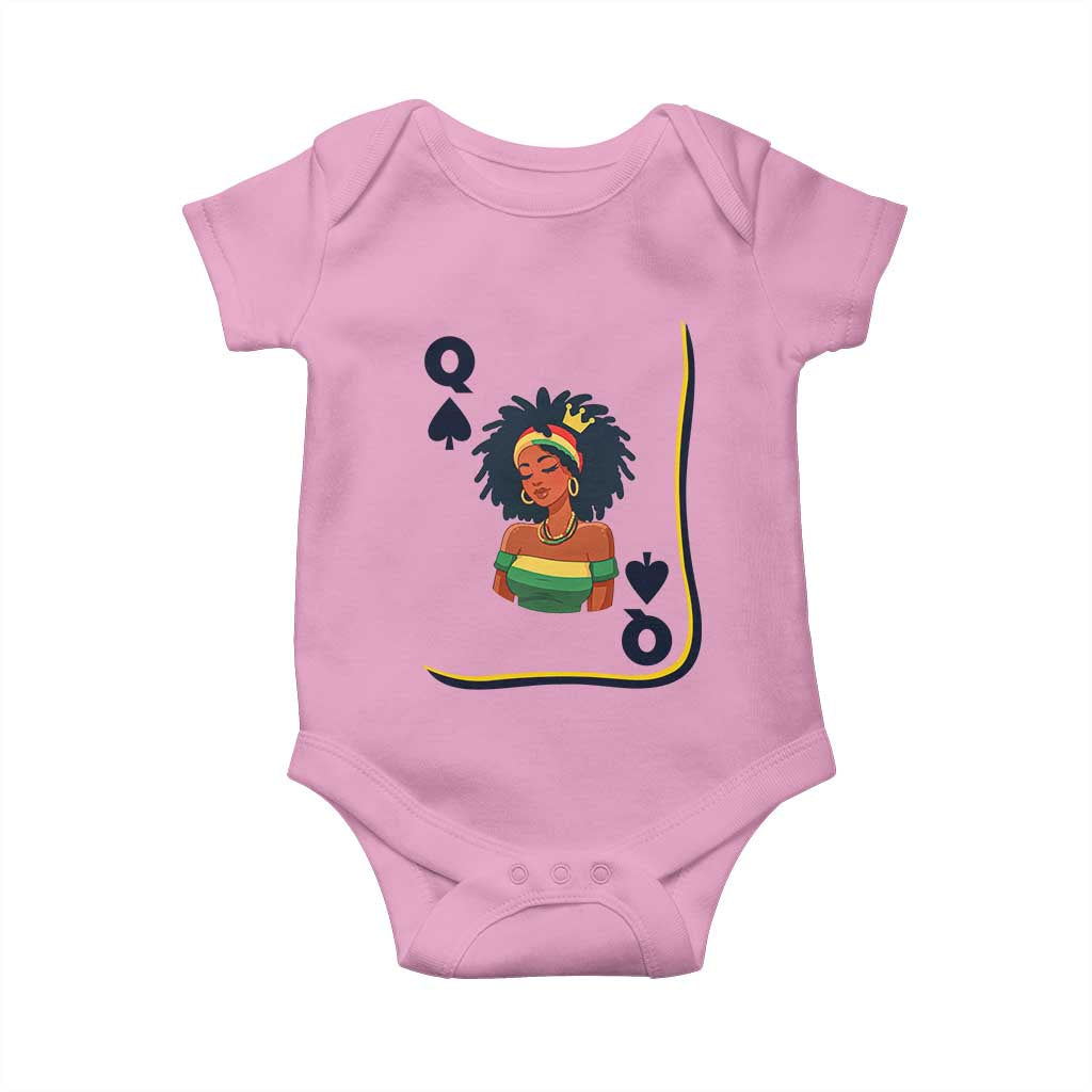 Queen Of Spades Black Girl Baby Onesie African American Women Pride - Wonder Print Shop