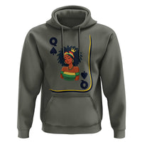 Queen Of Spades Black Girl Hoodie African American Women Pride - Wonder Print Shop