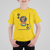 Queen Of Spades Black Girl T Shirt For Kid African American Women Pride - Wonder Print Shop
