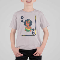 Queen Of Spades Black Girl T Shirt For Kid African American Women Pride - Wonder Print Shop