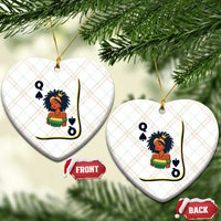 Queen Of Spades Black Girl Ceramic Ornament African American Women Pride - Wonder Print Shop