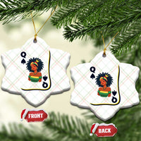 Queen Of Spades Black Girl Ceramic Ornament African American Women Pride - Wonder Print Shop