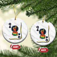 Queen Of Spades Black Girl Ceramic Ornament African American Women Pride - Wonder Print Shop