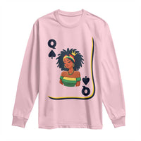 Queen Of Spades Black Girl Long Sleeve Shirt African American Women Pride - Wonder Print Shop