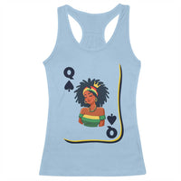 Queen Of Spades Black Girl Racerback Tank Top African American Women Pride - Wonder Print Shop