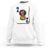 Queen Of Spades Black Girl Sweatshirt African American Women Pride - Wonder Print Shop