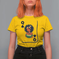 Queen Of Spades Black Girl T Shirt For Women African American Women Pride - Wonder Print Shop