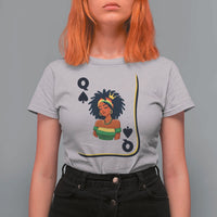 Queen Of Spades Black Girl T Shirt For Women African American Women Pride - Wonder Print Shop