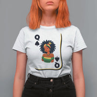 Queen Of Spades Black Girl T Shirt For Women African American Women Pride - Wonder Print Shop