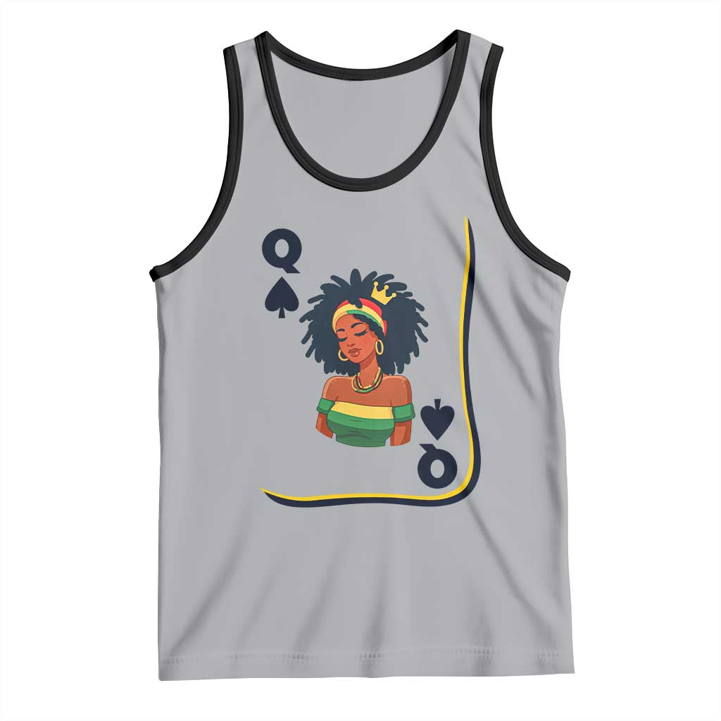 Queen Of Spades Black Girl Tank Top African American Women Pride - Wonder Print Shop