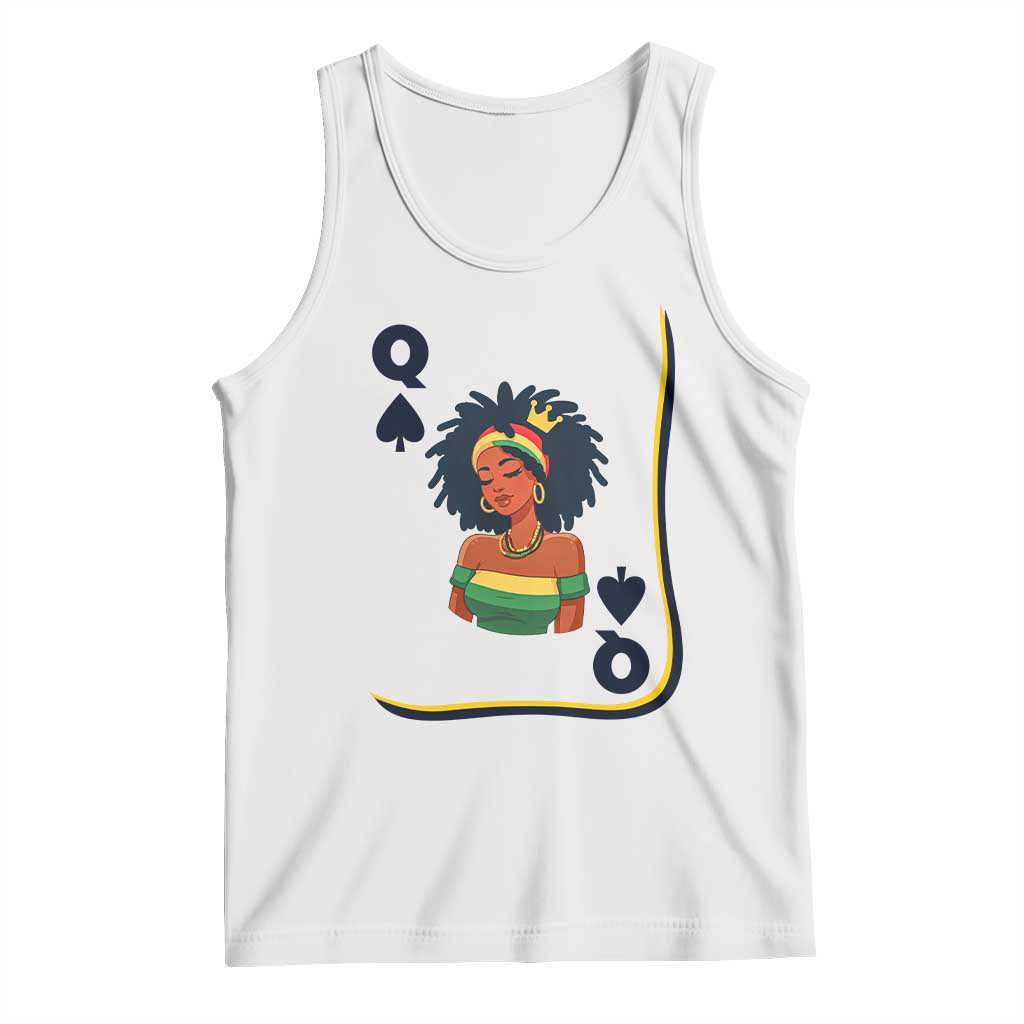 Queen Of Spades Black Girl Tank Top African American Women Pride - Wonder Print Shop