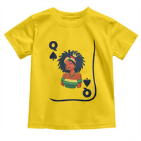Queen Of Spades Black Girl Toddler T Shirt African American Women Pride - Wonder Print Shop