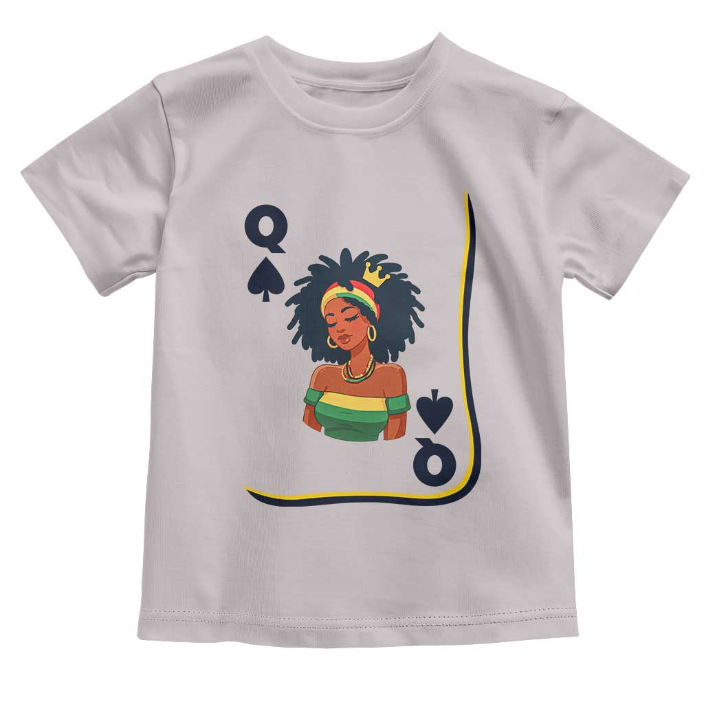 Queen Of Spades Black Girl Toddler T Shirt African American Women Pride - Wonder Print Shop