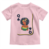 Queen Of Spades Black Girl Toddler T Shirt African American Women Pride - Wonder Print Shop